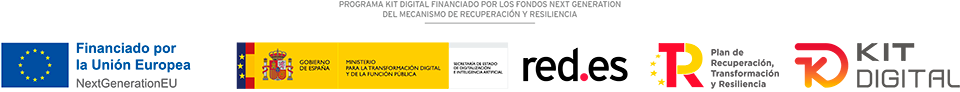 Web desarrollada a través del programa Kit Digital. Plan de Recuperación, Transformación y Resiliencia. Financiado por la Unión Europea. NextGenerationEU